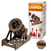 Mini Cannon : Wooden Engineering Model Building Kit