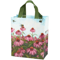 Pink Coneflower Daily Tote