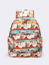 Kids Western Canvas Backpack