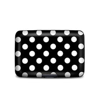 Polka Dot Black/White Armored Wallet