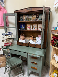 Green Cabinet Desk