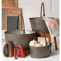Round Bucket with Handles