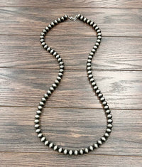 739460, 46-inch Handmade 14mm Navajo Necklace