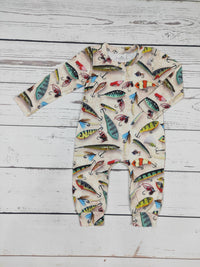 Fishing Lure Baby Boy Romper