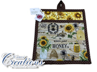 OVEN POCKET MITT Home Is Where Your Honey is