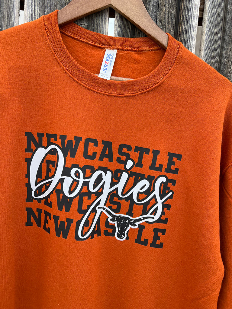 Newcastle Dogies Stacked X4 Shirt