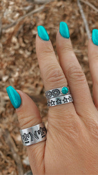 Sunflower Stacker Ring