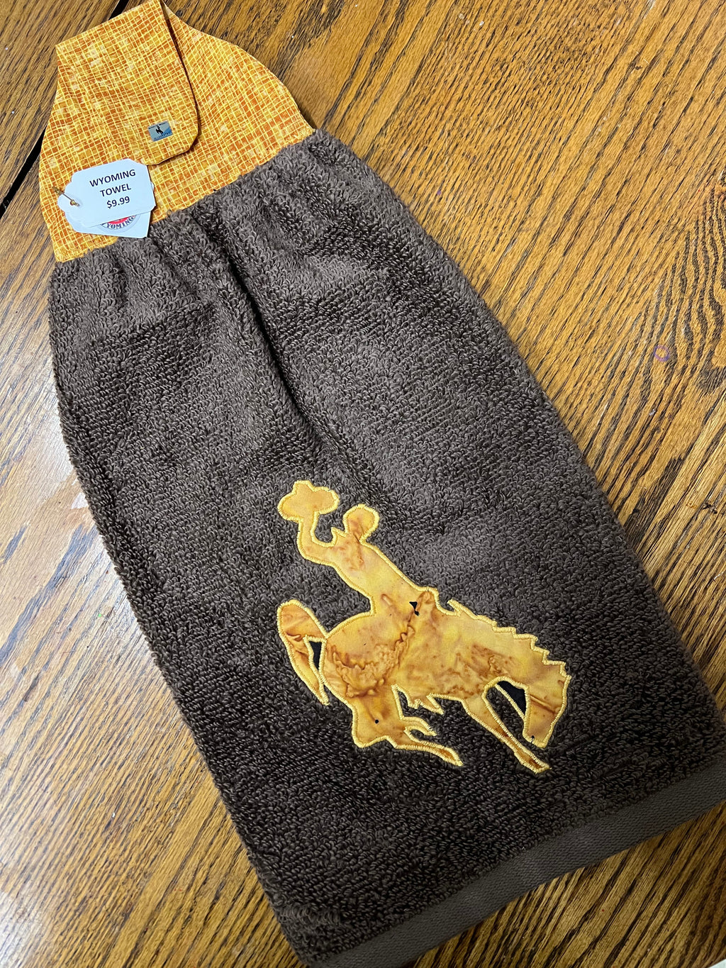 Wyoming Towel - #37 Gold Horse
