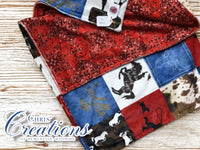 CUDDLE BLANKET Saddle up #34