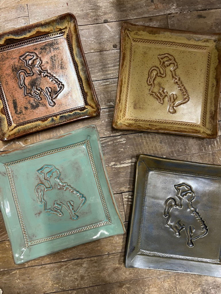 Wyoming Pottery Snack Plates