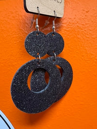 2.5" Spirit Glitter Double O's -Earrings