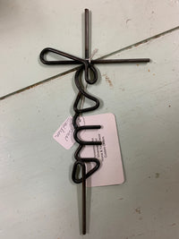 TWISTED IRON: JESUS Word Cross