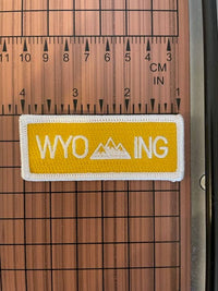Wyoming Embroidered Patch