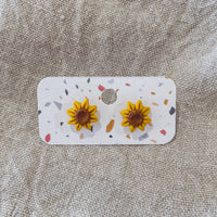 Sunflower Stud Earrings