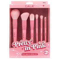 CALA Pretty in Pink 6 Piece Brush Set Gift Holiday