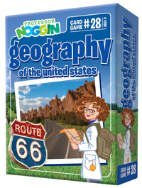 Prof. Noggin Geography of the US Card Game