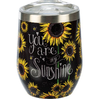 You Are My Sunshine Wine Tumbler