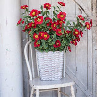 34" RED ANEMONE SPRAY