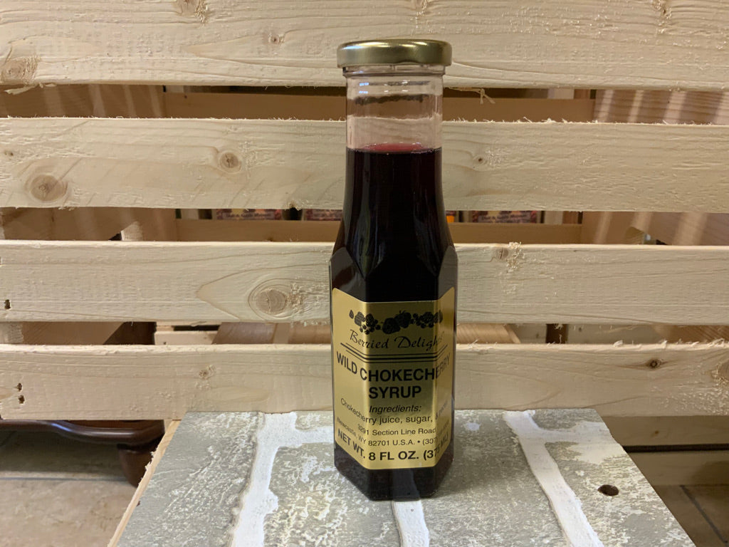 BERRIED DELIGHTS Wild Chokecherry Syrup Sagebrush Market