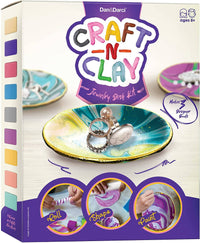 CREATIVE KIDS Craft 'n Clay - Jewelry Dish Making Kit for Kids