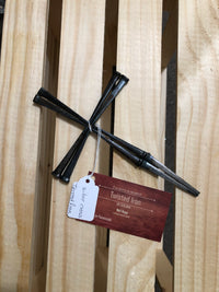 TWISTED IRON: Rusty Nail Cross Ornament