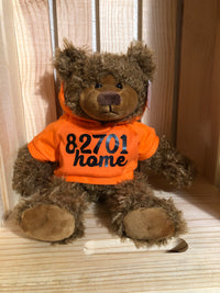 Plushland - Plush Teddy Bear Frankie 10" with customized Hoodie