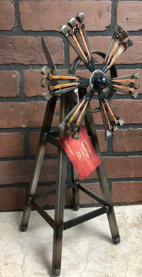 TWISTED IRON 17" Small Nail Windmill