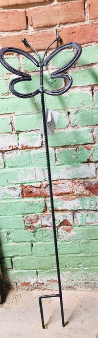 TWISTED IRON: Butterfly yard stake (large)