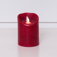 Candle - LED Red Flickering Pillar