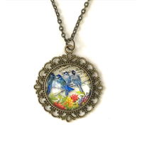 Bluebirds Necklace