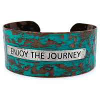 Enjoy The Journey - Metal Western Cuff