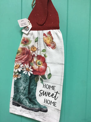 #KT69 Home Sweet Home - boots kitchen towel