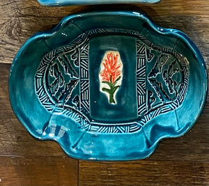 Wyoming Pottery Deco Soap Dishes