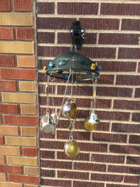 Bluebirds and Sunflowers Wind Chime