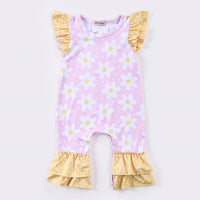 Pink Daisy Baby Romper