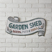Garden Shed Scroll Wall Sign
