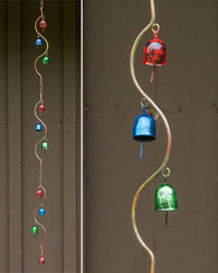 Multicolor Bells Spiral Ornament