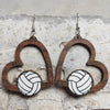 Sport Cut-Out Geometry Love Hollow Earrings