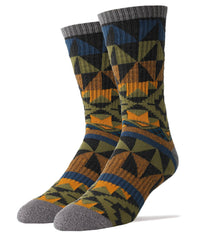 Autumn Night | Men's Premium Athletic Cotton Crew Socks