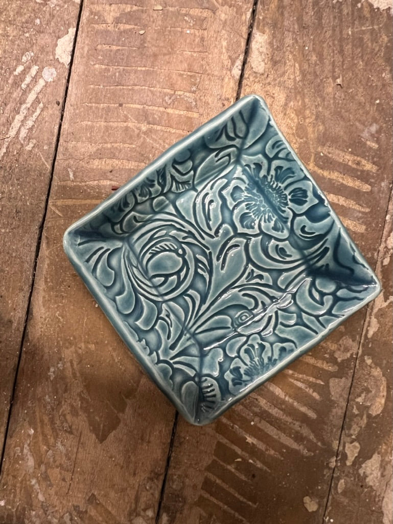 Wyoming Pottery Itty Bitty Square Dish