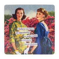 Fridge Magnet 3 3/8" Poor Choices Anne Taintor