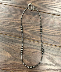 734041, Handmade Navajo Bead Necklace