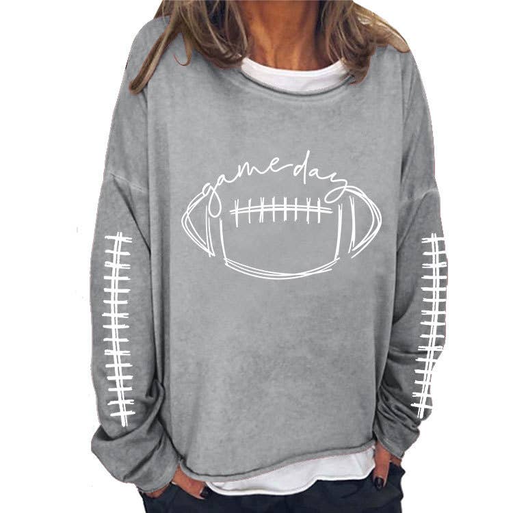 WOMEN FOOTBALL GAMEDAY LOOSE FIT PULLOVER