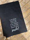 Missing Teeth Tea Towel