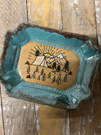 Wyoming Pottery Deco Soap Dishes