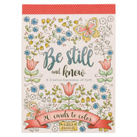 Coloring Cards Be Still and Know