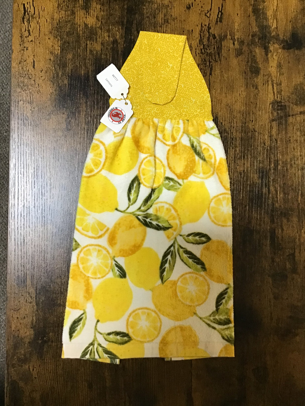 #KT77 Lemons kitchen towel