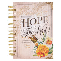 Hope in the LORD Large Wirebound Journal - Isaiah 40:31