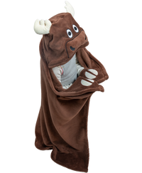 Wearable Hooded Fleece Blankets For Kids - Moose