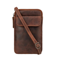 Freya Leather Sling Bag – Unisex – Chestnut